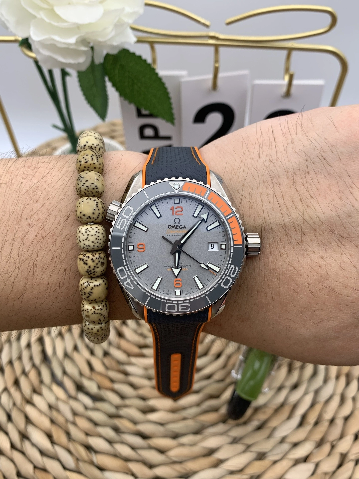 CBD Factory Omega Seamaster Planet Ocean 600M 43.5mm Titanium Grey Dial Orange Bezel (215.92.44.21.99.001) 1:1 Super Clone – DD8900 Movement Flexible 297